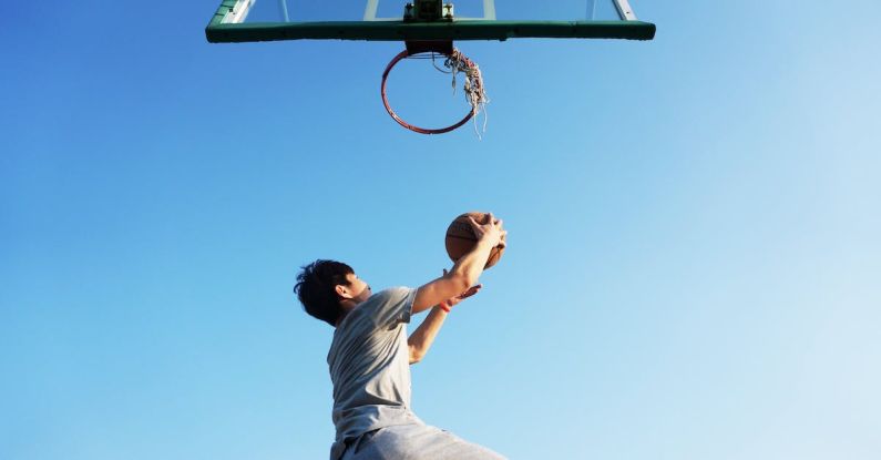 Sports Goal - Man Dunking the Ball